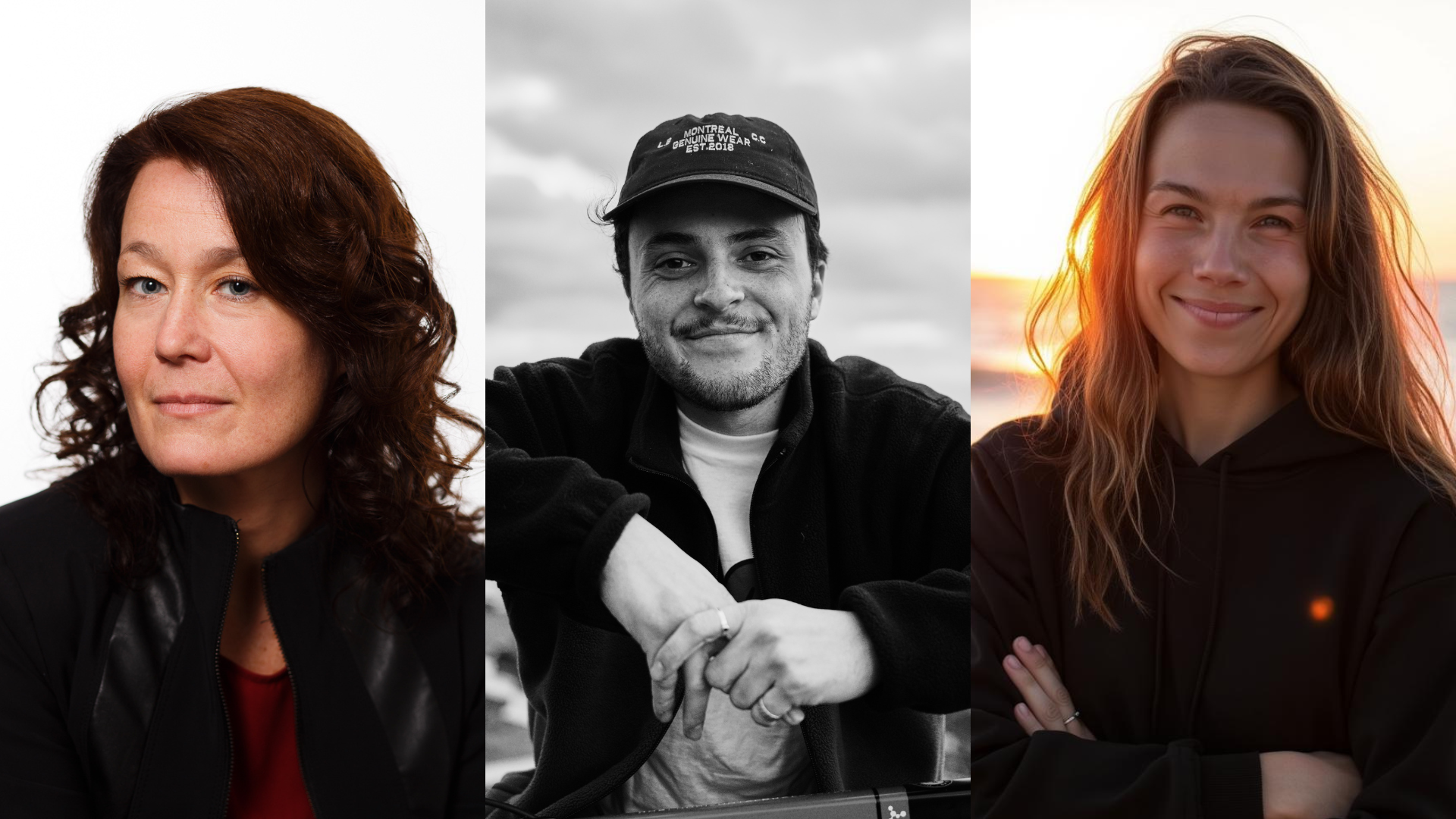 De gauche à droite : Isabelle Fisher, spécialiste en entrepreneuriat et accélération au DEL – Développement économique de l’agglomération de Longueuil, Marc-Antoine Greco, copropriétaire de l’entreprise Le Braquet Club Cycliste, et Catherine Vachon, copropriétaire et vice-présidente au développement des affaires de VanLife Campers. 